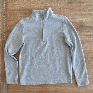 Vineyard Vines Boys’ Cotton Quarter-Zip Pullover Sweater